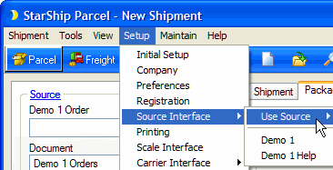 starship shipping software